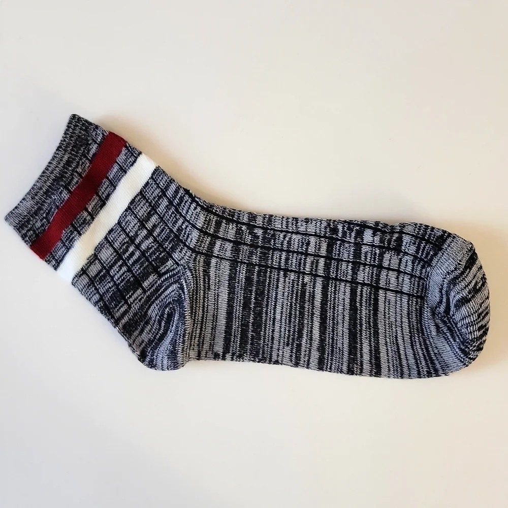 Women Stripe Top Socks 3 Pair Various Colors Polyester Elastane OS New